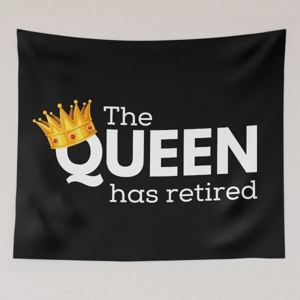 Item preview, The Queen Has Retired Funny Slogan Design Gift designed and sold by Viral-Style.