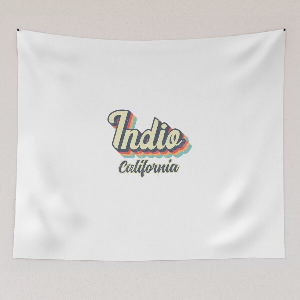 Item preview, Indio City California Retro Vintage 70s rainbow designed and sold by Teelogic.