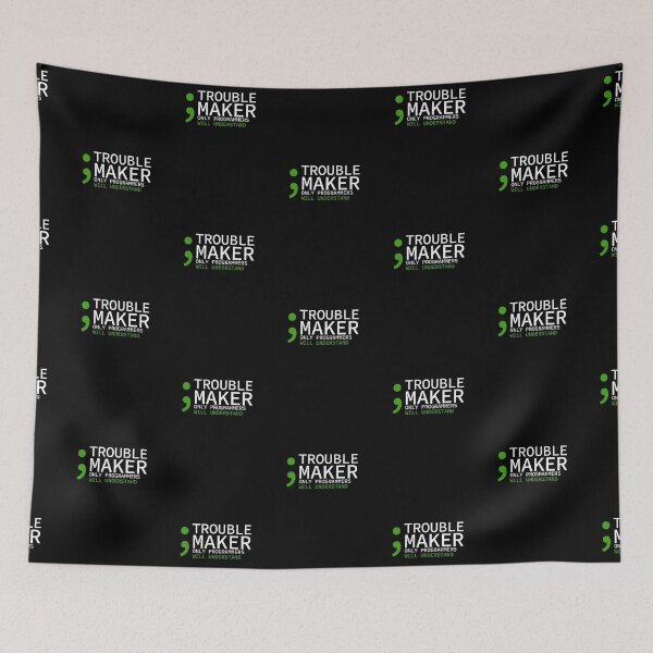 Item preview, Semicolon Trouble Maker Only Programmers Will Understand designed and sold by yoshra.