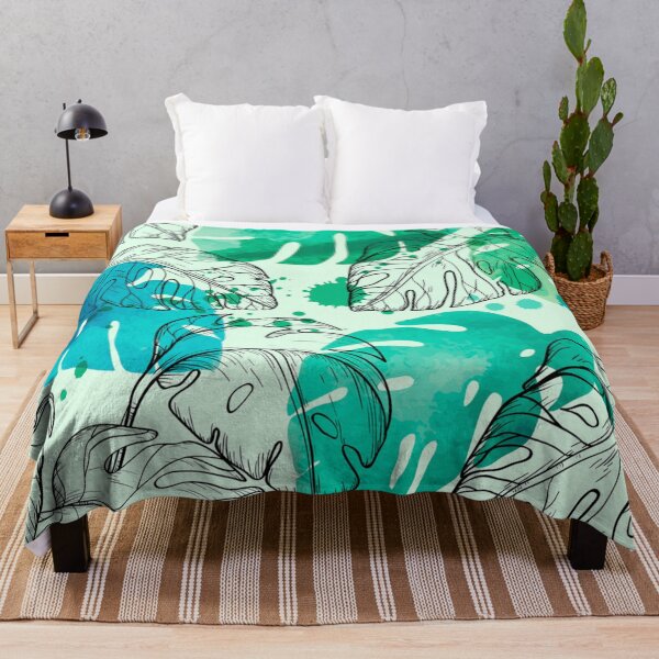 Item preview, Abstract watercolor seamless leaves designed and sold by Gurshnet68.