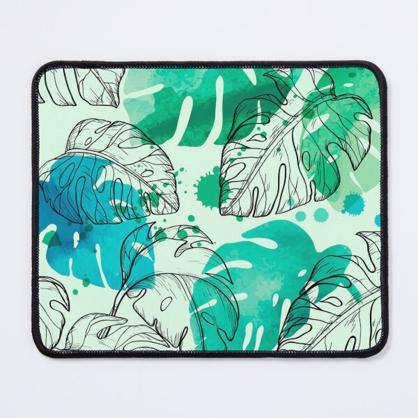 Item preview, Abstract watercolor seamless leaves designed and sold by Gurshnet68.