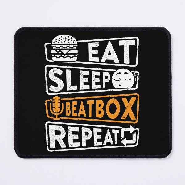 Item preview, Eat Sleep Beatbox Repeat designed and sold by FlossyDesigns.