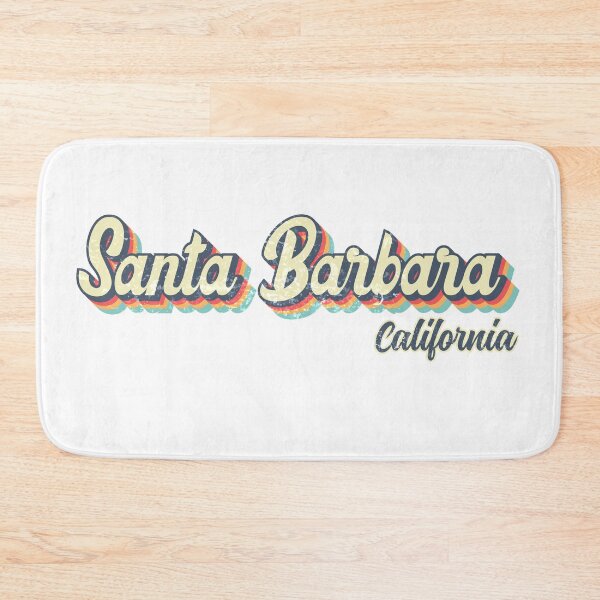 Item preview, Santa Barbara City California Retro Vintage 70s rainbow designed and sold by Teelogic.