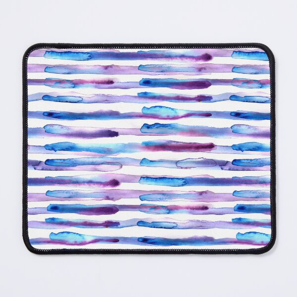 Item preview, Watercolor Stripes Purple and Blue designed and sold by Olooriel.