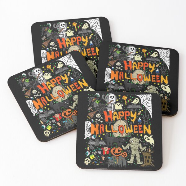 Item preview, Happy Halloween Scary Retro designed and sold by bluechic89.
