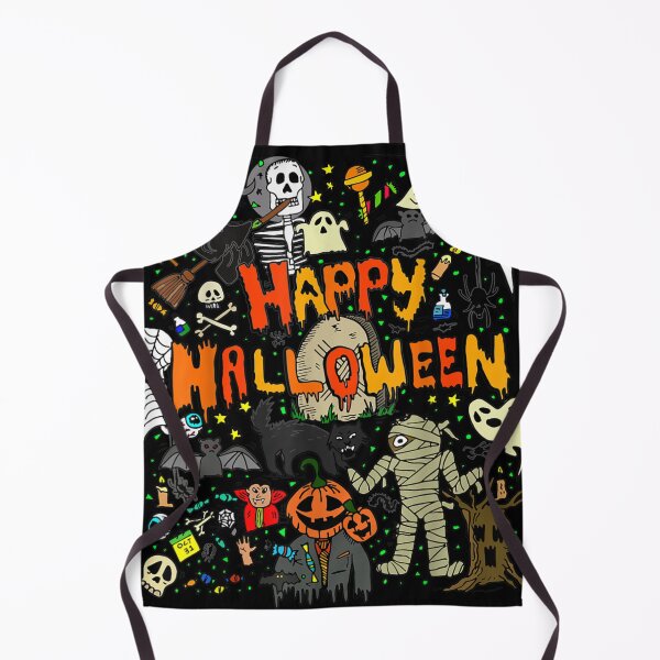 Item preview, Happy Halloween Scary Retro designed and sold by bluechic89.