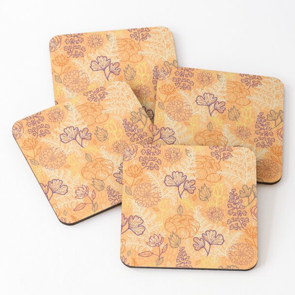 Item preview, Desert flowers and leaves seamless designed and sold by Gurshnet68.