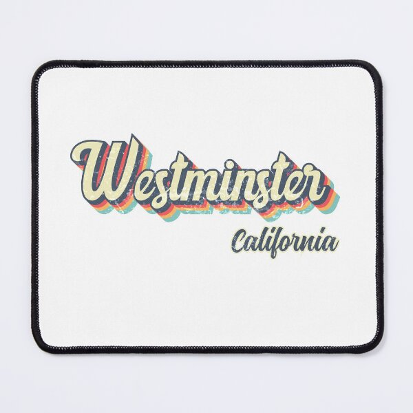 Artikelvorschau, Westminster City California Retro Vintage 70er Jahre Regenbogen entworfen und verkauft von Teelogic.