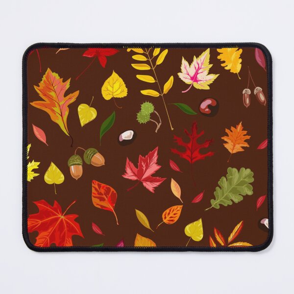Item preview, Falling autumn leaves chestnuts and acorns designed and sold by Gurshnet68.