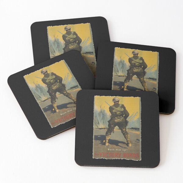 Item preview, Back Him Up! Buy Victory Bond - World War I Poster  designed and sold by YakovRhinehart.