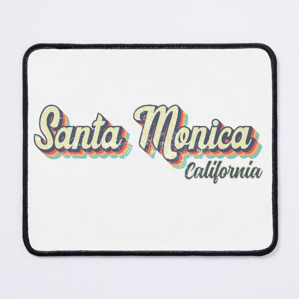 Item preview, Santa Monica City California Retro Vintage 70s rainbow designed and sold by Teelogic.