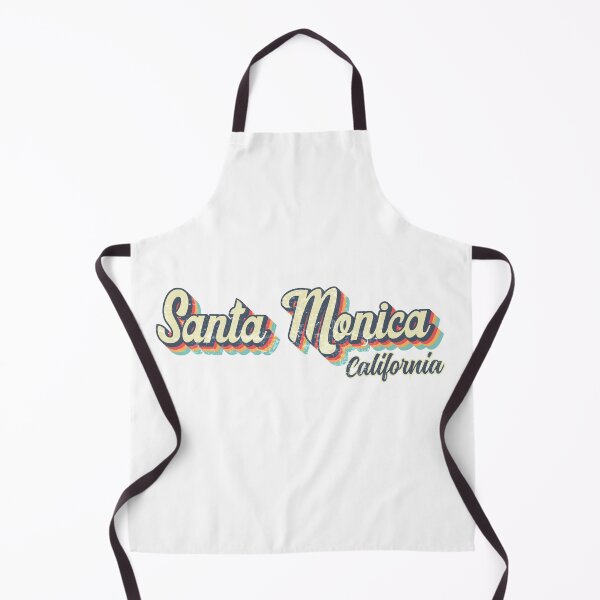 Item preview, Santa Monica City California Retro Vintage 70s rainbow designed and sold by Teelogic.