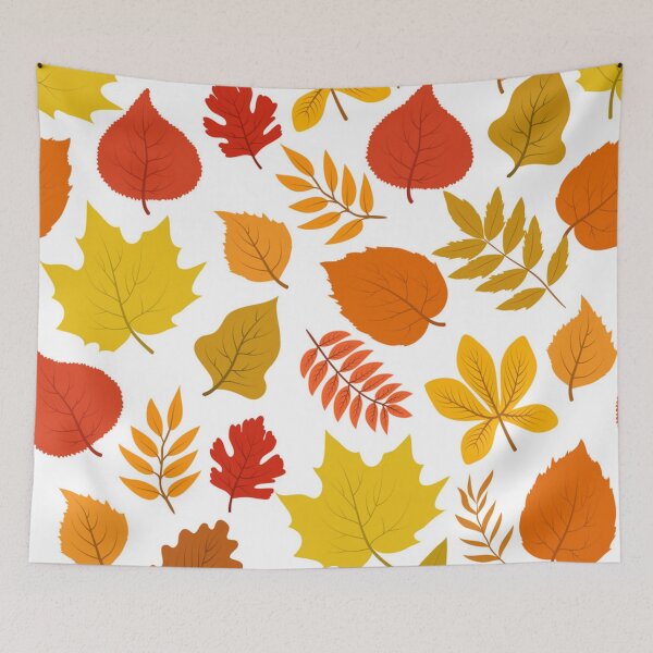 Item preview, Forest golden autumn leaves seamless designed and sold by Gurshnet68.