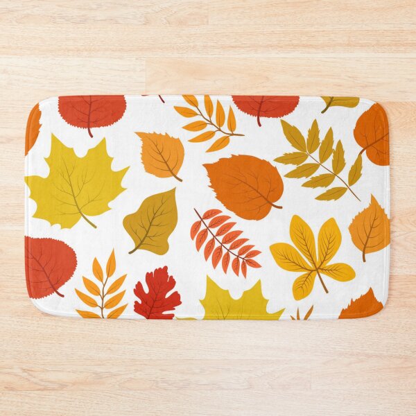 Item preview, Forest golden autumn leaves seamless designed and sold by Gurshnet68.