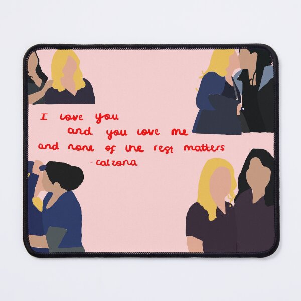 Item preview, Callie and Arizona drawing (with quote) designed and sold by nicoleart123.