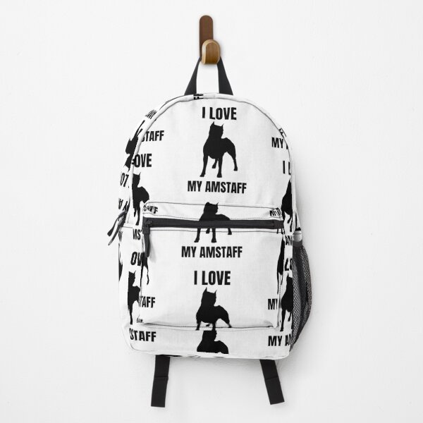 Item preview, I Love My AmStaff designed and sold by NiftyTees.