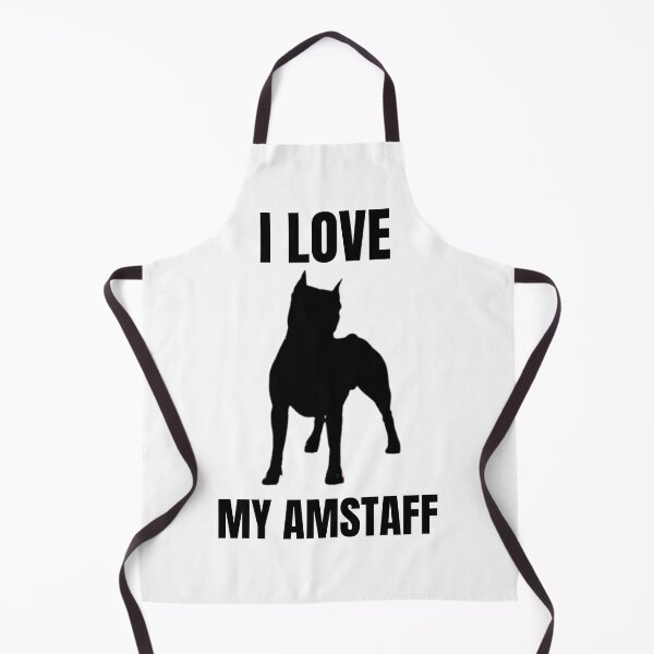 Item preview, I Love My AmStaff designed and sold by NiftyTees.