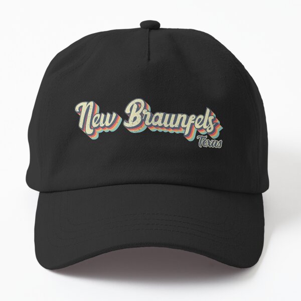 Item preview, New Braunfels city Texas Retro Vintage 70s rainbow designed and sold by Teelogic.