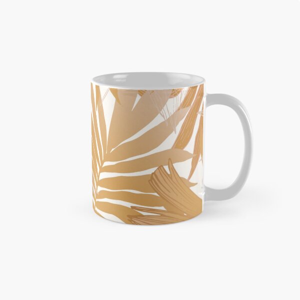 Item preview, Gold palm leaves seamless pattern designed and sold by Gurshnet68.