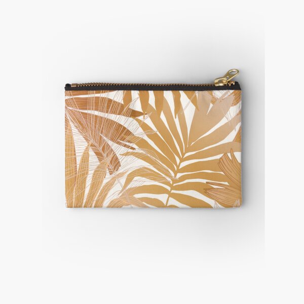 Item preview, Gold palm leaves seamless pattern designed and sold by Gurshnet68.