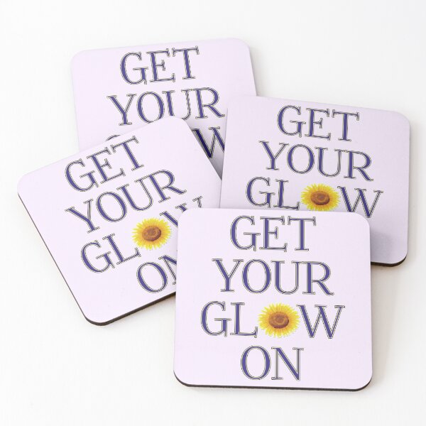 Item preview, Get Your Glow On Sunflower designed and sold by co-stars.