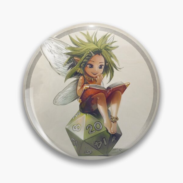 Item preview, RPG fairy on her d20 dice designed and sold by davidrevoy.