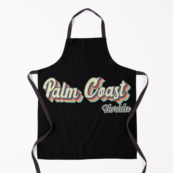 Item preview, Palm Coast City Florida Retro Vintage 70s rainbow designed and sold by Teelogic.