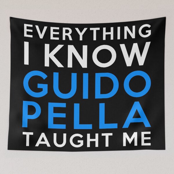 Item preview, Everything I know - Guido Pella designed and sold by 2Girls1Shirt.