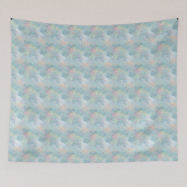 Item preview, Abstract boho vibrant colors summer sea pattern designed and sold by Missing In Art.