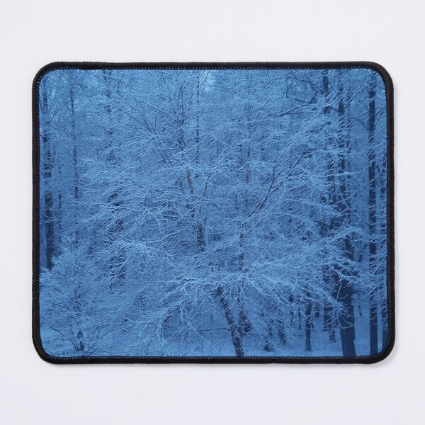 Item preview, snow covered trees at dusk designed and sold by Night-parade.