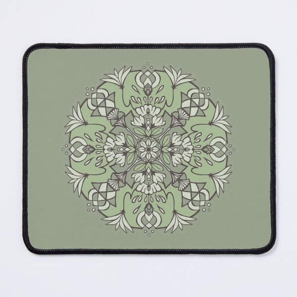 Item preview, Lotus Mandala - Sage Green designed and sold by Olooriel.