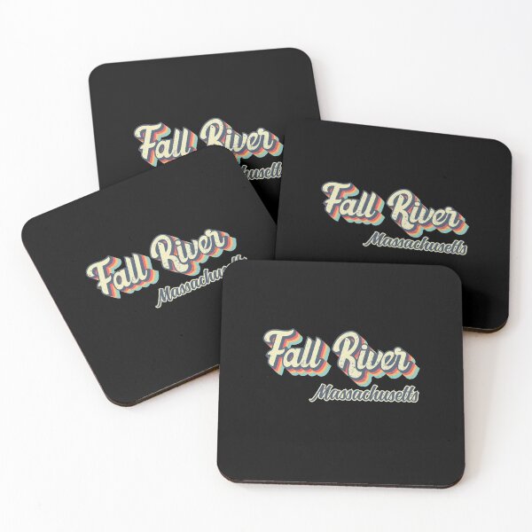 Item preview, Fall River City Massachusetts Retro Vintage 70s rainbow designed and sold by Teelogic.