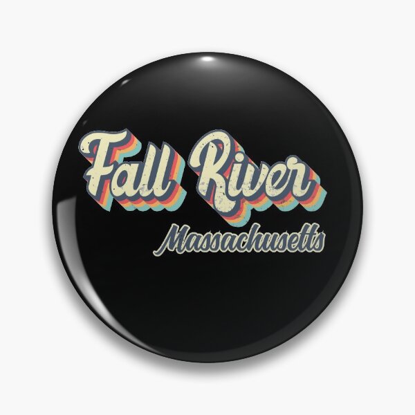 Item preview, Fall River City Massachusetts Retro Vintage 70s rainbow designed and sold by Teelogic.