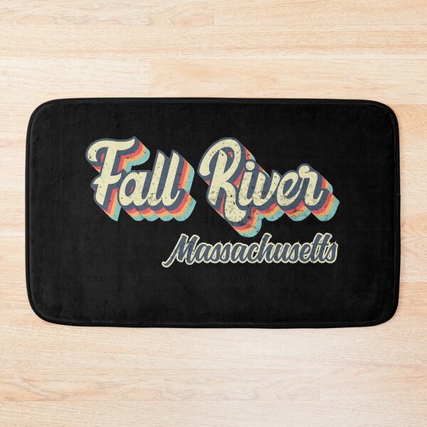 Item preview, Fall River City Massachusetts Retro Vintage 70s rainbow designed and sold by Teelogic.
