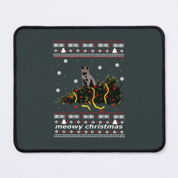 Item preview, ugly sweater christmas tree knocked down by a cat designed and sold by KennyDalglish.