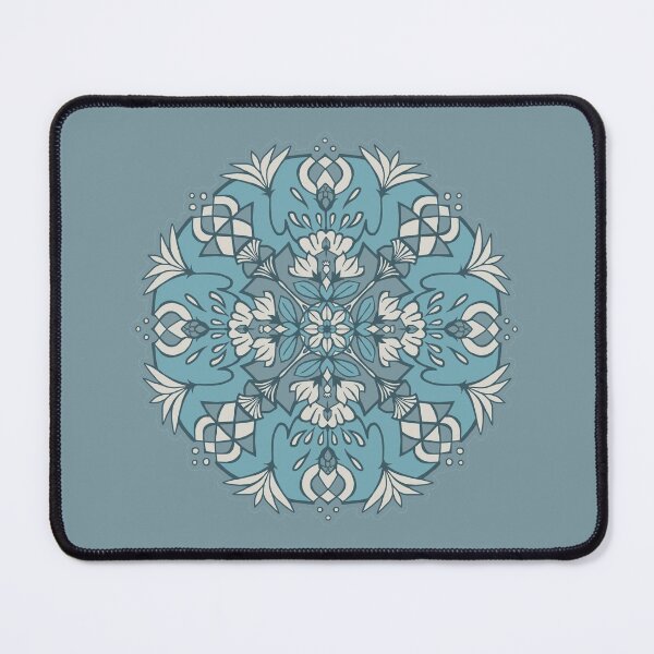 Item preview, Lotus Mandala - Muted Blue designed and sold by Olooriel.