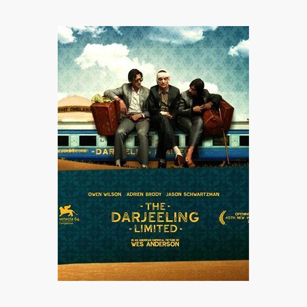 The Darjeeling Limited | Wes Anderson | Polaroid Movie Poster | Minimalist  Movie Poster | Retro Movie Poster | Wall Art Print