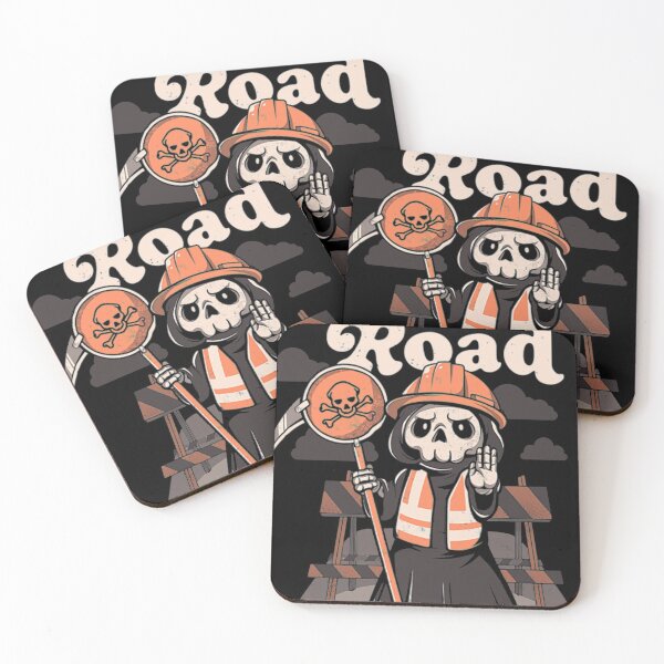 Item preview, End of the Road  - Funny Skull Grim Reaper Gift  designed and sold by gLwHB62.
