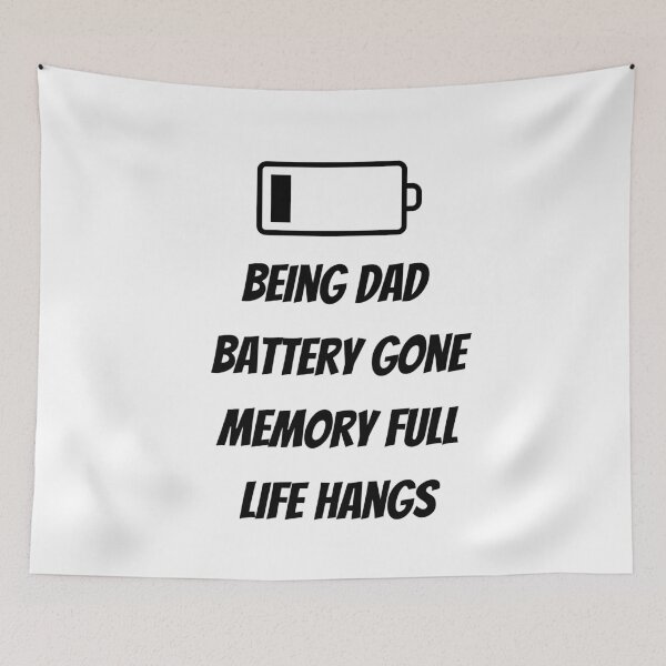 Item preview, being dad batterry gone - adulting would not recommend designed and sold by ElektraStark.