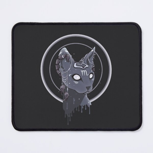 Item preview, Scorpio Zodiac Space Cat Monochrome designed and sold by lemonoclefox.
