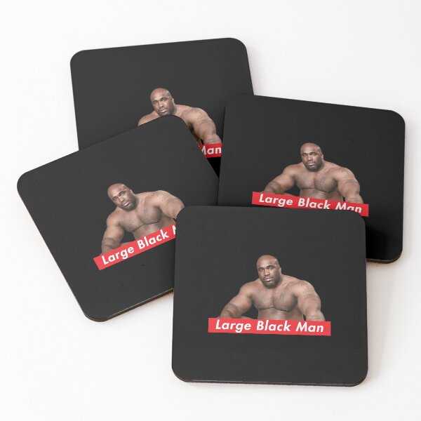 Item preview, Large Black Man   designed and sold by YakovRhinehart.