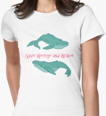 Star Trek: Save George and Gracie Women's Fitted T-Shirt