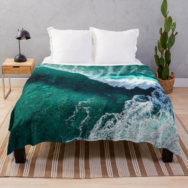 Item preview, Green and Blue Ocean Waves designed and sold by FeelTune.