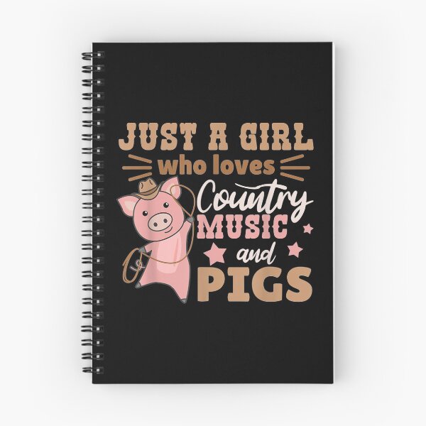 Item preview,  Just Girl Loves Country Music Pigs designed and sold by dianev79.