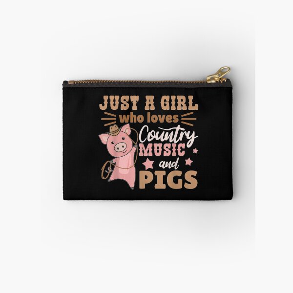 Item preview,  Just Girl Loves Country Music Pigs designed and sold by dianev79.