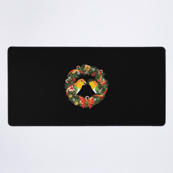 Item preview, Caique Parrot Parakeet Christmas Wreath designed and sold by ferverena4.