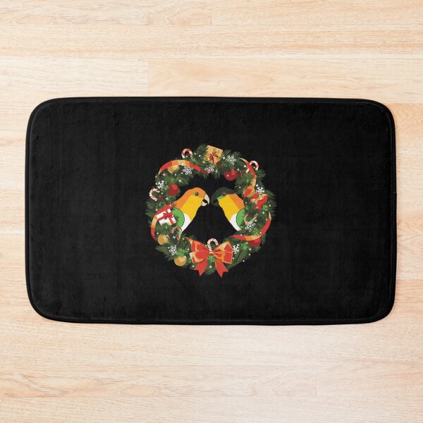 Item preview, Caique Parrot Parakeet Christmas Wreath designed and sold by ferverena4.