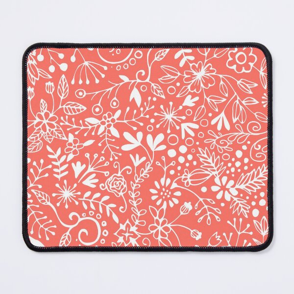 Item preview, Floral Doodle Living Coral designed and sold by Olooriel.