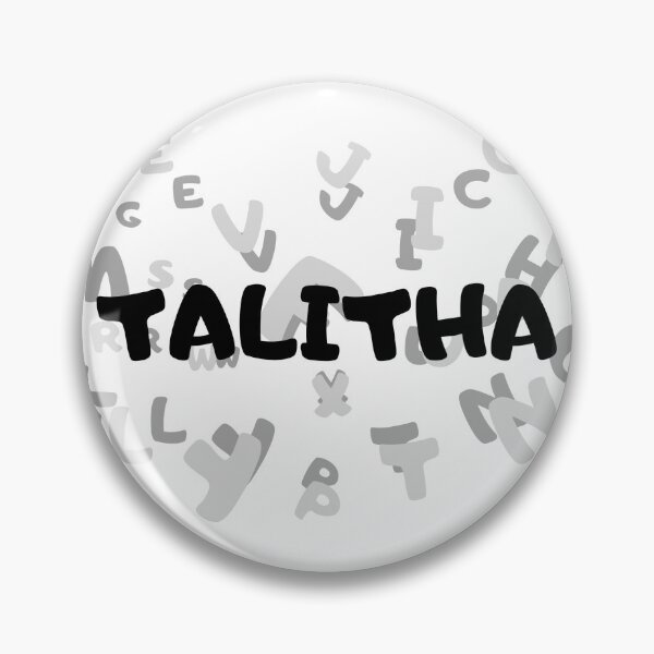 Aperçu de l'œuvre Le nom Talitha créée et vendue par Initial-Inlook.
