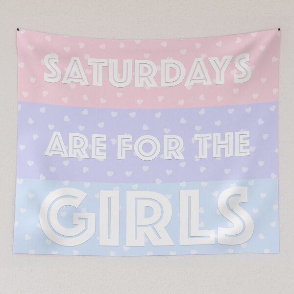 Item preview, Saturdays are for the girls Pink  designed and sold by damithez.